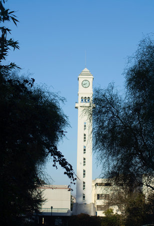 the bell tower of the university of Concepcion in Chile