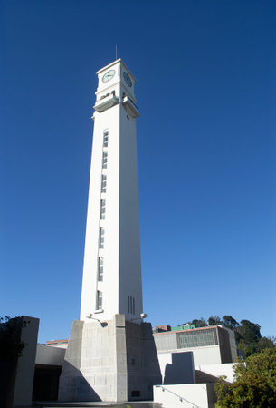 The bell tower of the University of Concepcion in Chile
