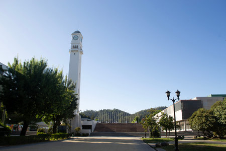 The bell tower of the University of Concepcion in Chile