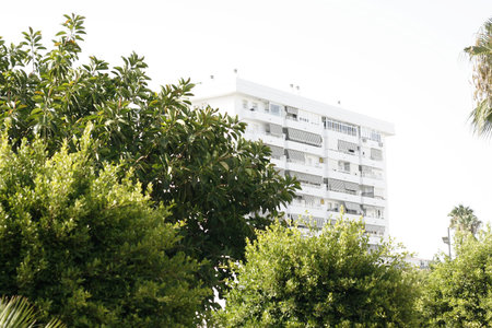 cottage on the beach costa del solの写真素材