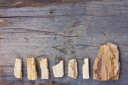 The textural background from old wooden levelsの写真素材