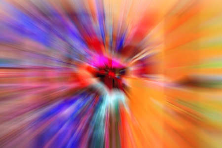 multicolored blurred abstract background texture. glitches, distortion on the screen broadcast digital TV satellite channelsの写真素材