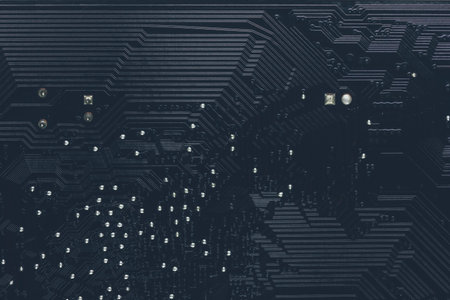 abstract background from the back of the motherboard