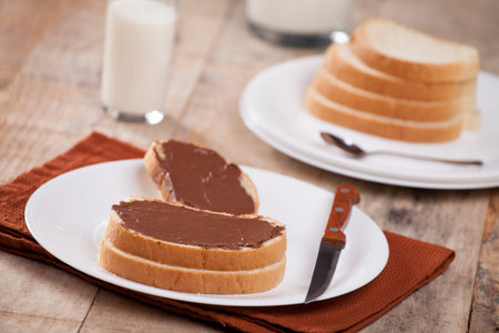 Healthy and tasty breakfast for a day full of joy