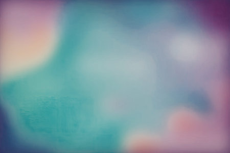 A vibrant and colorful abstract background featuring a mix of pastel shades with a smooth gradient effect, creating a visually appealing and calming atmosphere.の写真素材