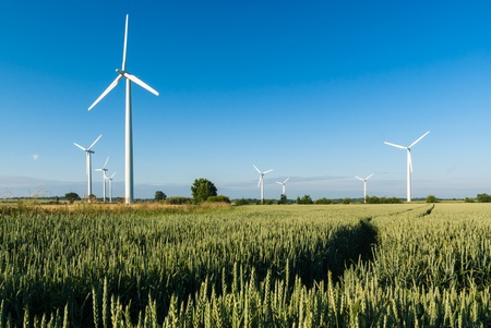 Wind Farm in Germanyの写真素材