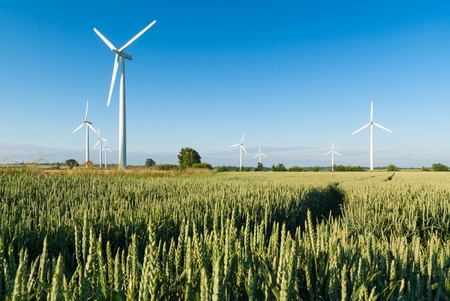 Wind Farm in Germanyの写真素材