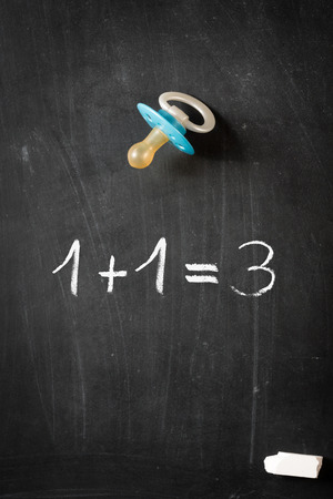 Baby Announcement - yes it's true の写真素材