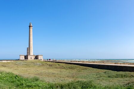 The old Lighthouse of Barfleur, Normandy, France, 2015の写真素材