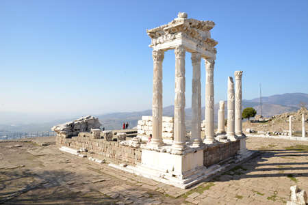 Pergamon Ancient City in Bergamaの写真素材