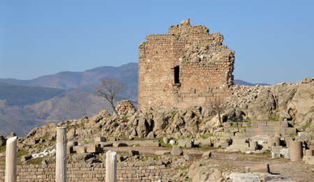 Ancient city Pergamon, historical city.の写真素材