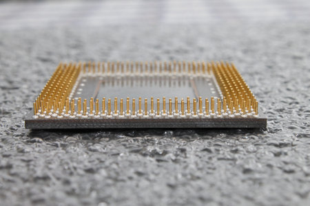 old processor - closeup