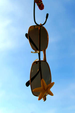 Sunglasses on the hookの写真素材