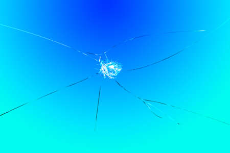 Glass chipped - backgroundの写真素材