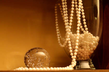 Pearl necklace - Decorativeの写真素材