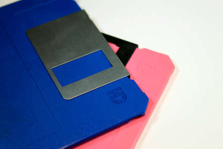 Old floppy - old storage mediumの写真素材
