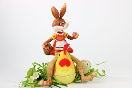 Easter Bunny with Chicken