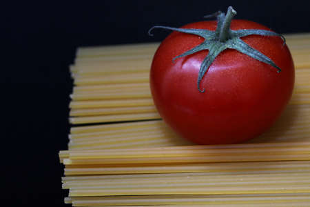 Tomato and Spaghettiの写真素材