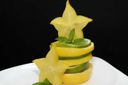 Refreshment in summerの写真素材