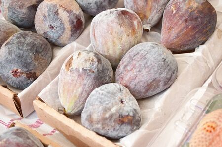 Close of figs inside a boxの写真素材