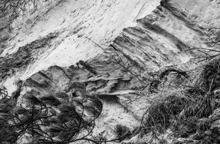 cliff linesの写真素材