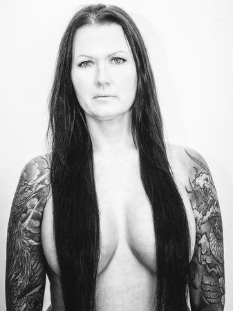 mature scandinavian womanの写真素材