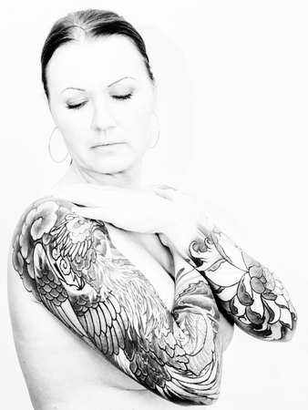 mature scandinavian womanの写真素材