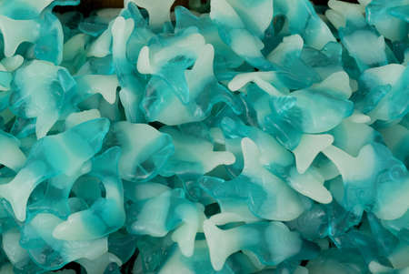 Blue sweets with abstract shapesの写真素材