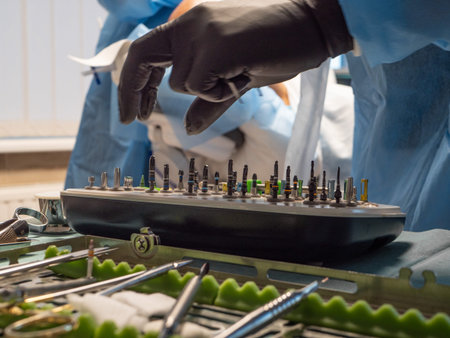 Installation of dental implants in dentistry