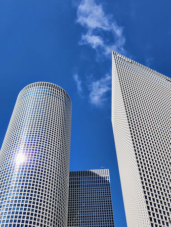 Azrieli buildings, Tel Aviv, Israel