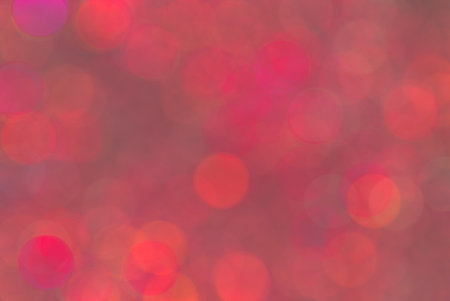 Red bokeh background