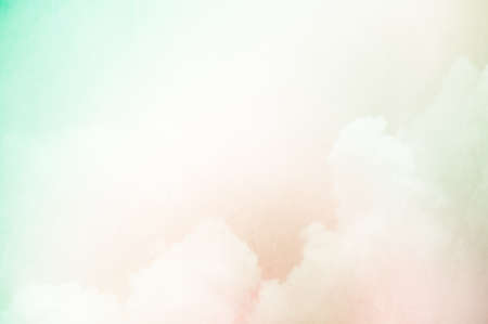 Pastel clouds background texture, made with color filters, unfocusedの写真素材