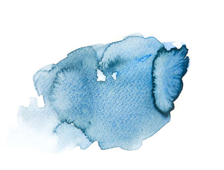 Abstract gray watercolor background texture on white,hand painted on paperの写真素材