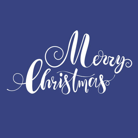 Merry Christmas lettering.のイラスト素材