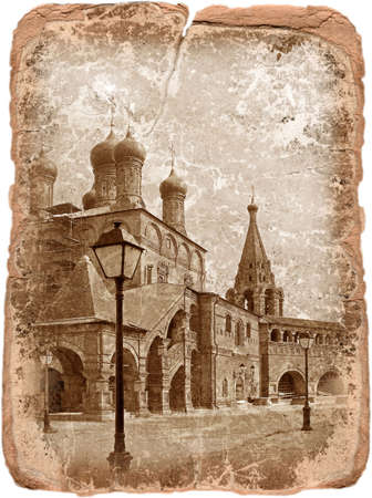 Moscow. Krutitskoe (retro).の写真素材