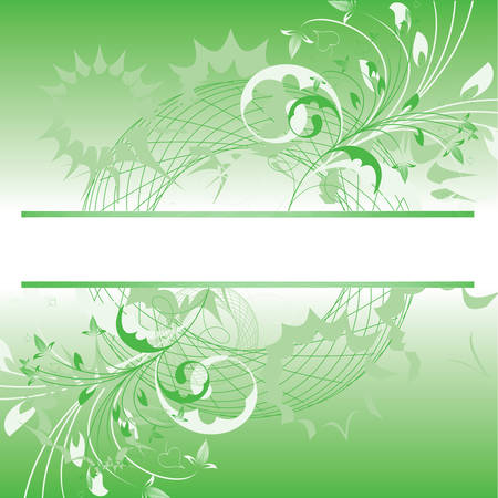 Floral background with a frame for a text. Please see some similar pictures from my portfolio.のイラスト素材