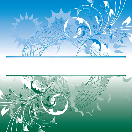 Floral background with a frame for a text. Please see some similar pictures from my portfolio.のイラスト素材