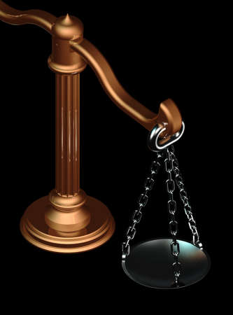 3d render of Balance Scales. の写真素材