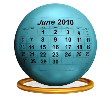 June 2010 Original Calendar.の写真素材