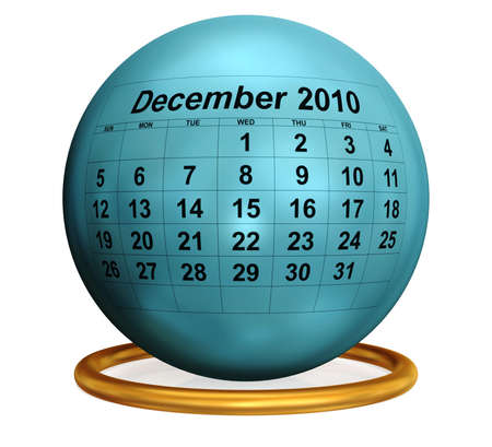 December 2010 Original Calendar.の写真素材