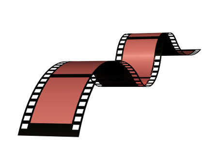 Blank film stripの写真素材