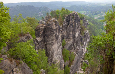 Saxon Switzerland National Park. Is a National Park in the German Free State of Saxony, near the Saxon capital Dresden.の写真素材