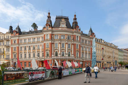 Karlovy Vary. Attractions and beauty of the city. The largest and most famous resort in the Czech Republic.のeditorial素材