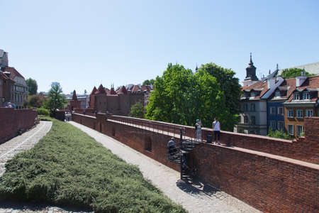 Warsaw. Sights of the Polish capital. Central part of the city.のeditorial素材
