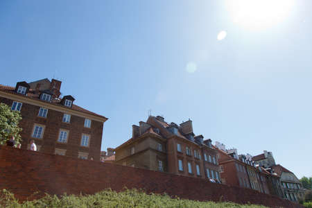 Warsaw. Sights of the Polish capital. Central part of the city.のeditorial素材
