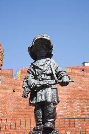 Warsaw. Monument to the Young insurgentのeditorial素材