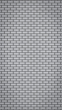 3D render of an Abstract Stylized white brick wall texture for pattern background.の写真素材