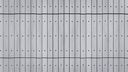 White Wooden planks background. Wooden ceiling of farmer's house. wood textureの写真素材