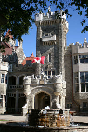 Casa Loma in Toronto, Ontario, Canadaの写真素材
