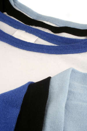 folded cotton t-shirtsの写真素材